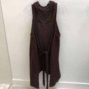 ANN KLEIN SWEATER SLEEVELESS CARDIGAN VEST 1X NWOT